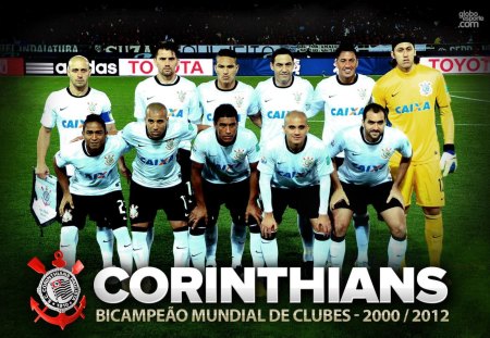 Corinthians Bi-Campeao Mundial - Soccer & Sports Background