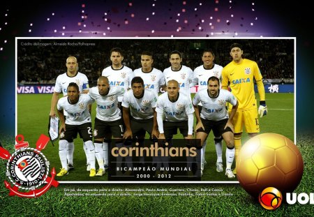 Corinthians Bi-Campeao Mundial - Soccer & Sports Background