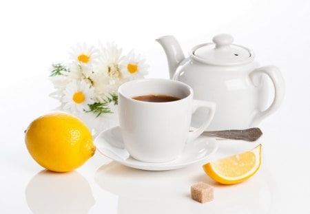 Still life - abstract, vase, porcelain, shades, beauty, spring, kettle, tea, still life, flowers, purple, scent, floral, candy, cup, other