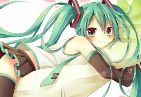 Miku - anime, anime girl, miku, cute, twin tale