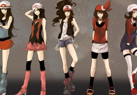 Girls from Pokemon... - girls, anime, female, pokemon, cute, beauty