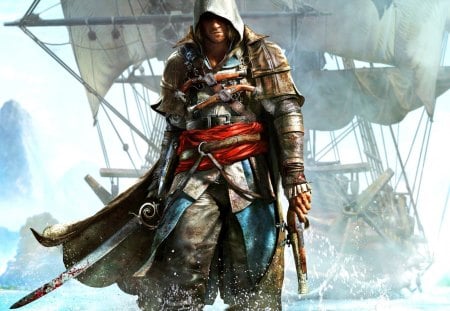 Assassin's Creed IV : Black Flag - ubisoft, xbox 360, game, ac 4, assassins creed, Black Flag, Connor, brotherhood, ps3, Edward Kenway, pc, altair, ezio, pirate, assassins creed 4, revelations