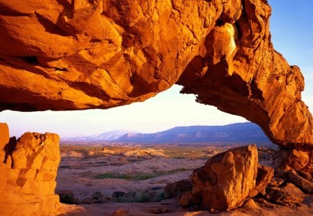 Sunset Desert Arch, Colorado