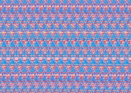 pink and blue triangles - triangles, 22657, blue, pink