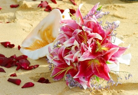 Tropic wedding boquet