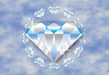 Diamonda Are Forever - gem, jewelry, diamonds, abstract