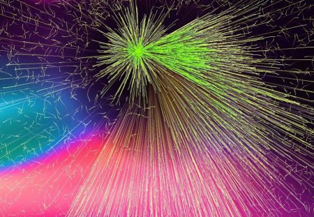 Fireworks - abstract, Fireworks, imagin, color