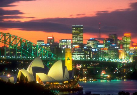 Sydney, Australia - architecture, opera house, cool, skyscrapers, fun