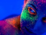 FLUORESCENT MAKE UP