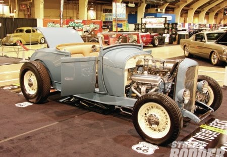 29 Ford Roadster - ford, classic, hotrod, lite gray