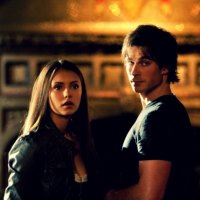 Nina Dobrev and Ian Somerhalder