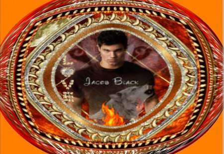 Twilight Saga...Jacob Black! - jacob, wolf, black, jaccob black, burn, saga, twilight, eyes