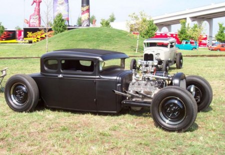 Hot Rod - motor, tuned, oldtimer, wheels