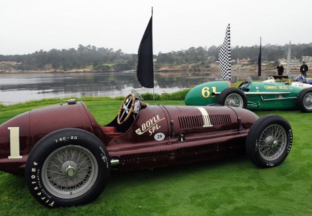 1938 maserati - maserati, 1938, grass, car