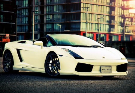 posi lamborghini white - road, white, car, lamborghini