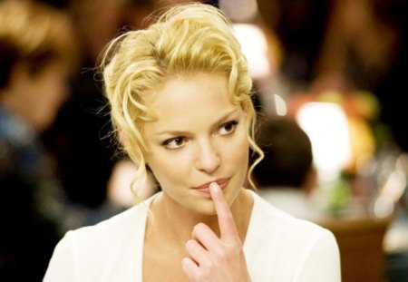 Katherine Heigl - woman, the ugly truth, girl, movie, blonde, Katherine Heigl, beauty, actress