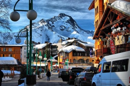 The Country  - mountain, usa, snow, country