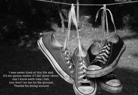 I  was never... - shoes, black, kool, converse