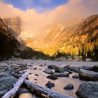 Hallett Peak And Flattop Mountain Colorado