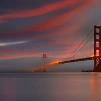 The Golden Gate Bridge at Dusk