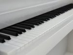 White piano