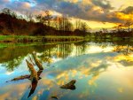 LAKE at DUSK