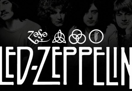 Led Zeppelin logo symbol and members