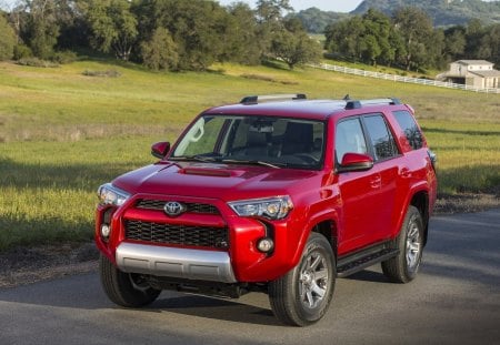 2014 TOYOTA 4-RUNNER - TOYOTA, RED, VEHICLE, TRUCK