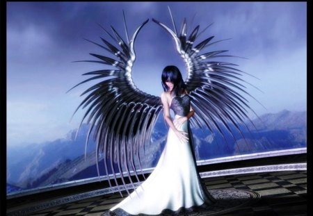 ~Angel~ - abstract, fantasy, angel, winged