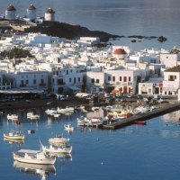 Mykonos Harbor Cyclades