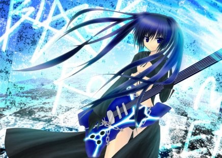 Black Rock $hooter - guitar, girl, anime, brs, cute