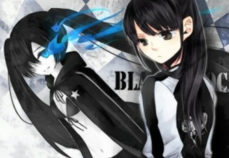 Black Rock $hooter - black hair, girls, anime, shooter