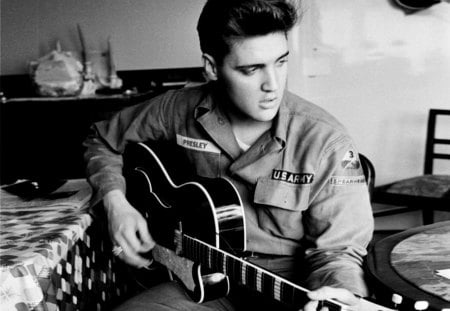 Elvis Presley - actor, elvis presley, singer, rock and roll, man, music, guitar, instrument, movie, artist