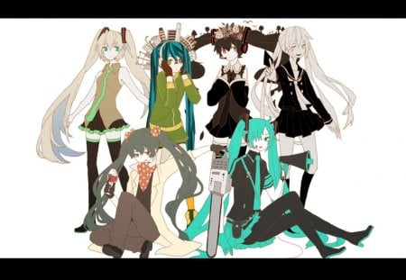 vocaloid - sound, music, anime, miku