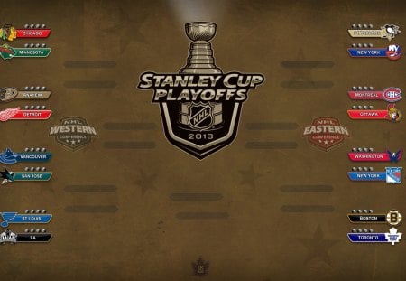 2013-NHL-Playoff-Wallpaper (Brown) - 2013, nhl, hockey, playoffs