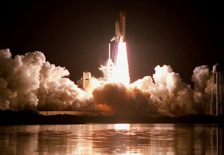 LIFTOFF! - nasa, space flight, space shuttle, liftoff