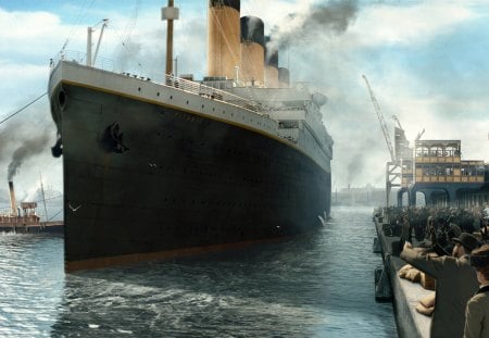 RMS Titanic - british ship, ship of dreams, titanic, rms titanic