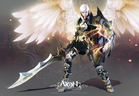 AION - AION, Wings, Angel, Feather, Weapon