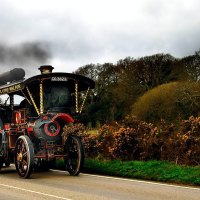 fantastic vintage steam tractor