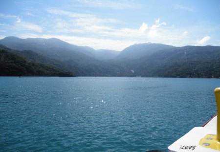 Blue Oceans on the islands - oceans, photography, mountains, blue