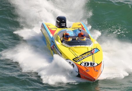 P1 Superstock Power Boat - race, power, boat, thrill