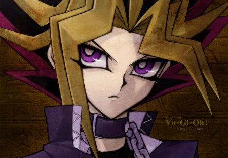 The King Of Games - cards, king, pharaoh, yami yugi