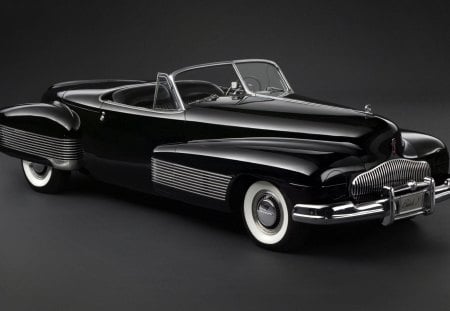 Black Buick - black, buick, Black Buick, classic buick