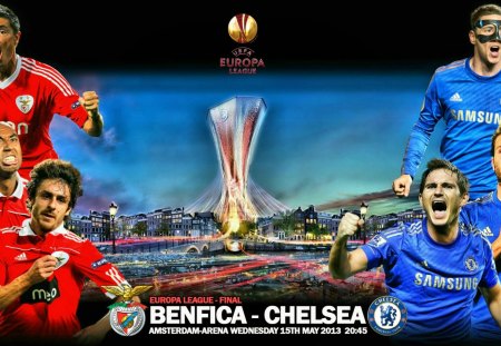 Europa League Finale 2013 - Chelsea wallpaper, benfica wallpaper, cardozo, benfica, frank lampard, mata, Fernando Torres wallpaper, Europa League Finale, Fernando Torres, Chelsea, Europa League, Europa League Finale 2013, football wallpaper