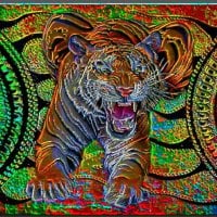 Abstract Tiger