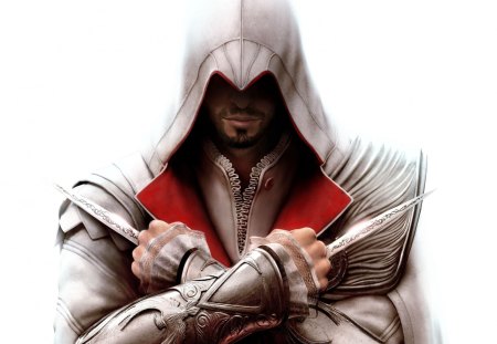 assassins creed - superhero, fight, game, man