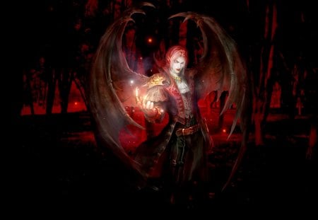 VAMPIRE KING - king, fantasy, vampire, art