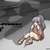 Acturus Anime Black Grey Wallpaper