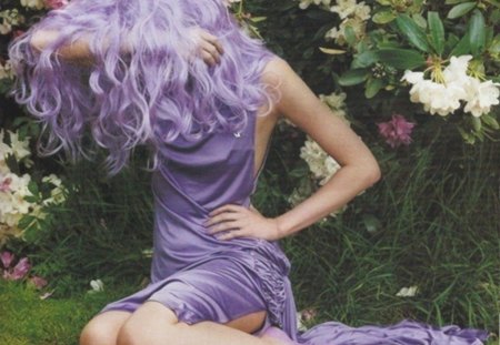 * - beauty, purple, soft, hair, fashion, model