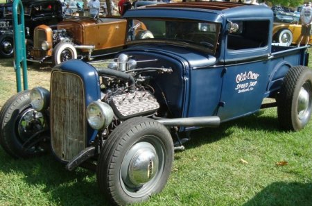 Hot Rod - oldtimer, tuned, wheels, motor